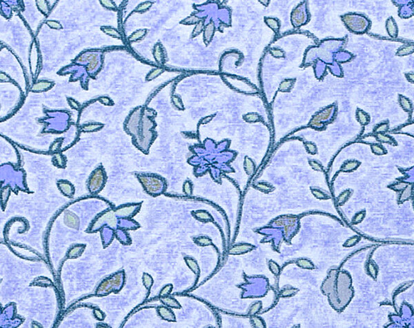 蓝色花纹无缝壁纸