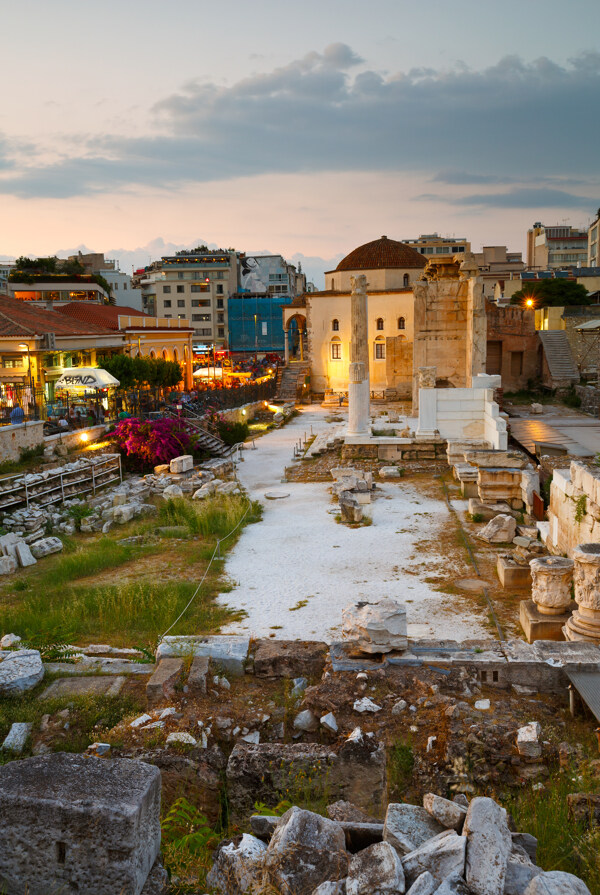 雅典风景摄影图片