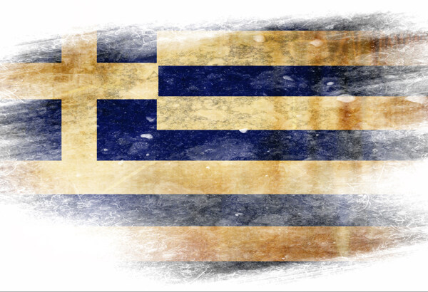 希腊国旗背景图片