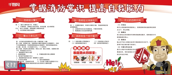 消防安全校園小報