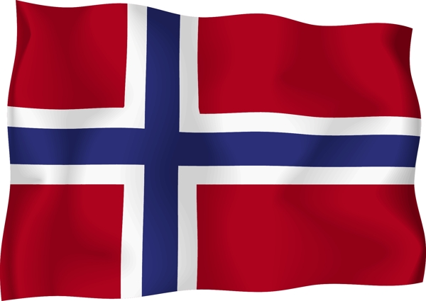 挪威国旗矢量