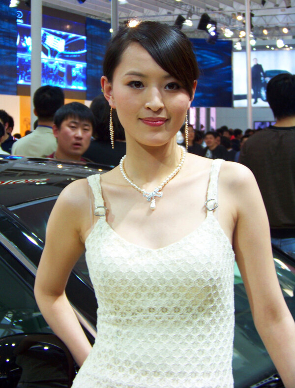 2008年北京國際車展模特肖像圖片