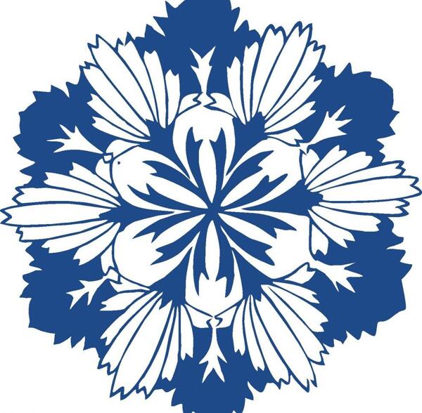 青花瓷圖案花紋