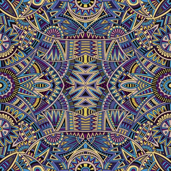 絢麗抽象花紋背景圖片