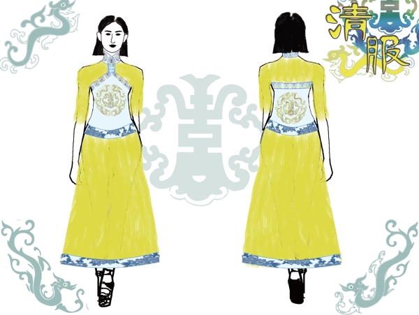原創(chuàng)漢代服裝設(shè)計(jì)