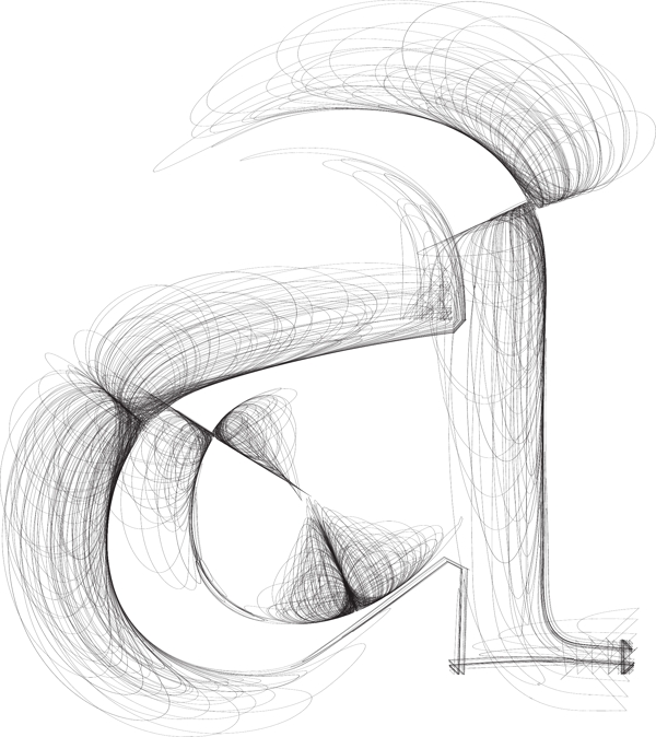手繪插畫矢量字體的字母