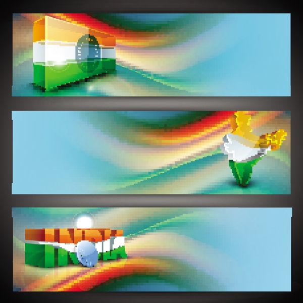 印度国旗的创意设计