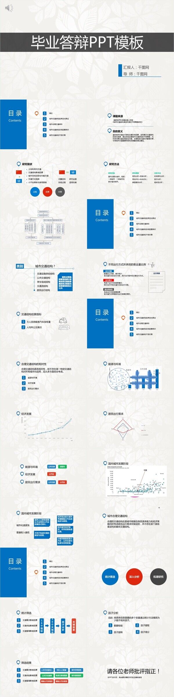 簡約課題畢業(yè)答辯PPT模板