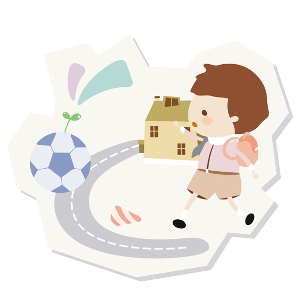 小孩踢足球圖片