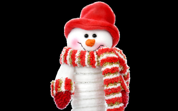 紅色雪人透明素材