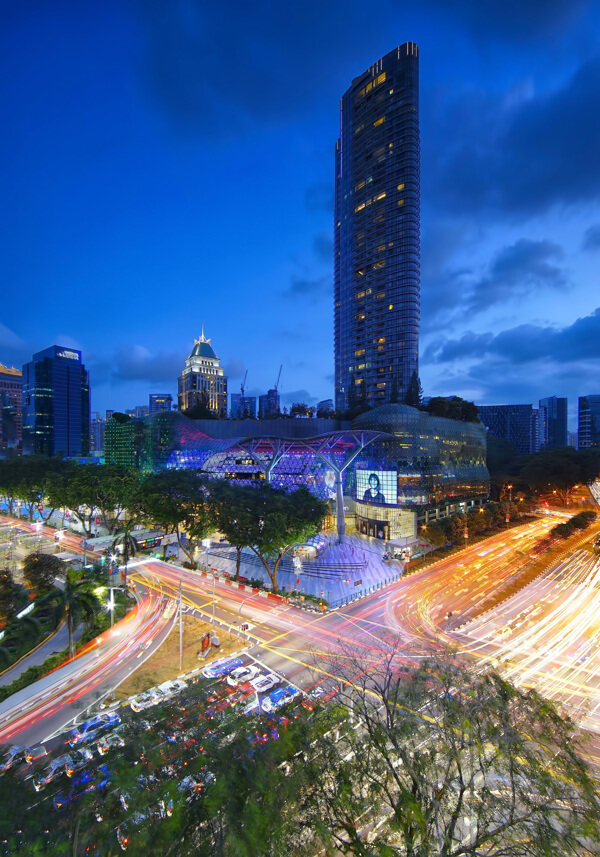新加坡高楼夜景