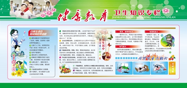 健康教育展板圖片
