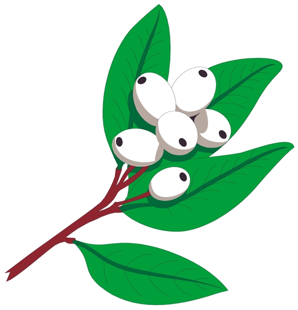 花朵花草鮮花矢量EPS格式1672