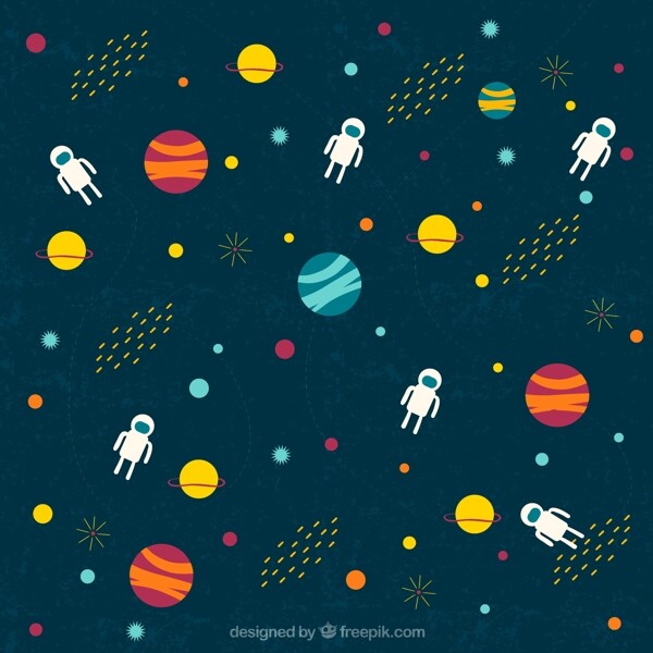 宇宙矢量海報背景