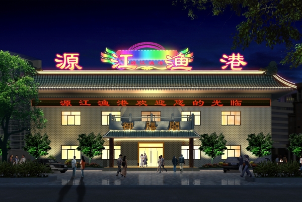 夜景建筑圖片