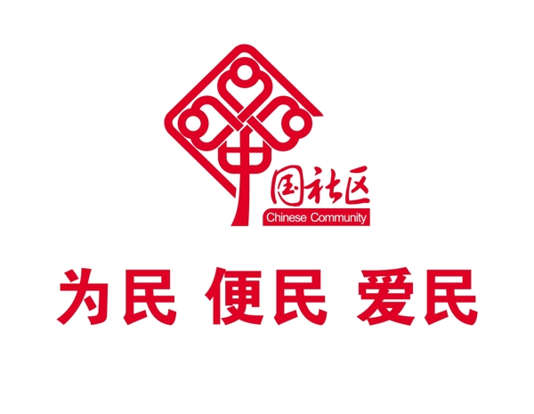 中國社區(qū)形象墻圖片