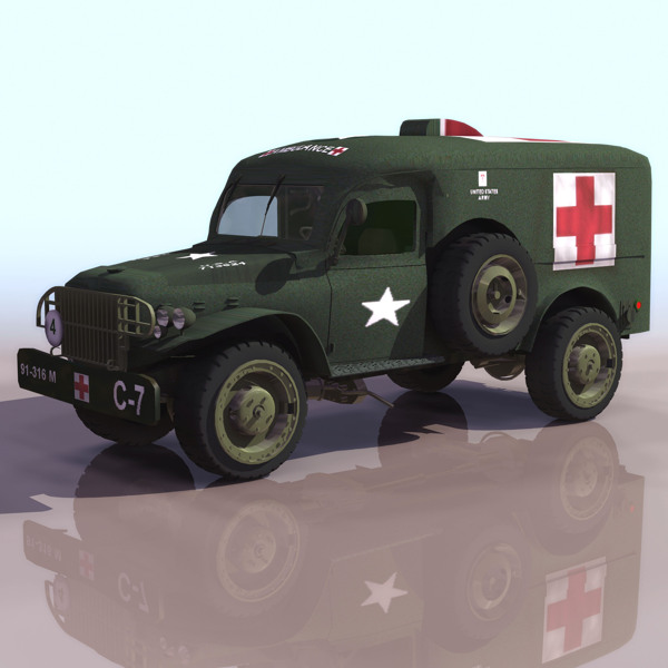 軍隊(duì)醫(yī)療急救車