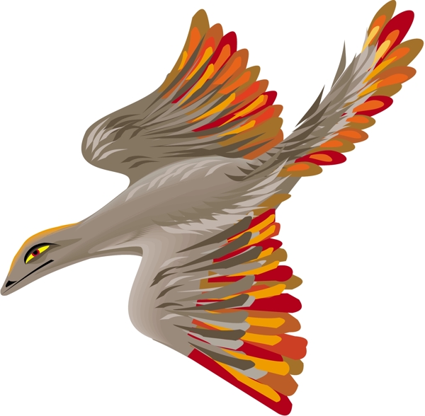 各種鳥類鳥動物矢量素材EPS格式0266