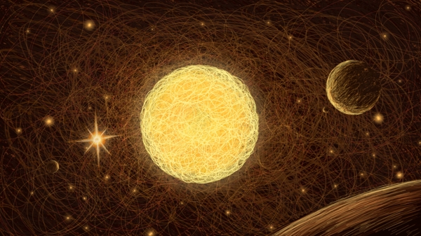線圈宇宙原創(chuàng)插畫