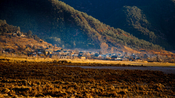 美麗的瀘沽湖風(fēng)景