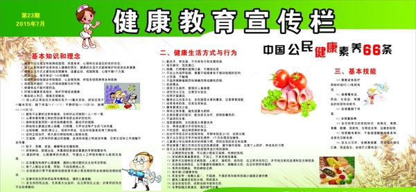 健康教育宣傳欄
