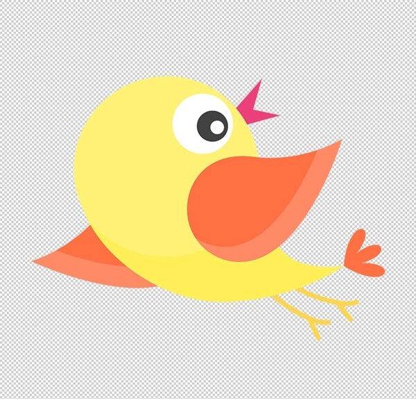 卡通鳥