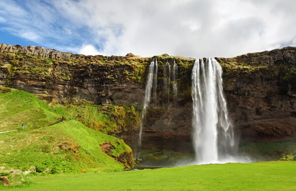 冰岛黄金瀑布图片