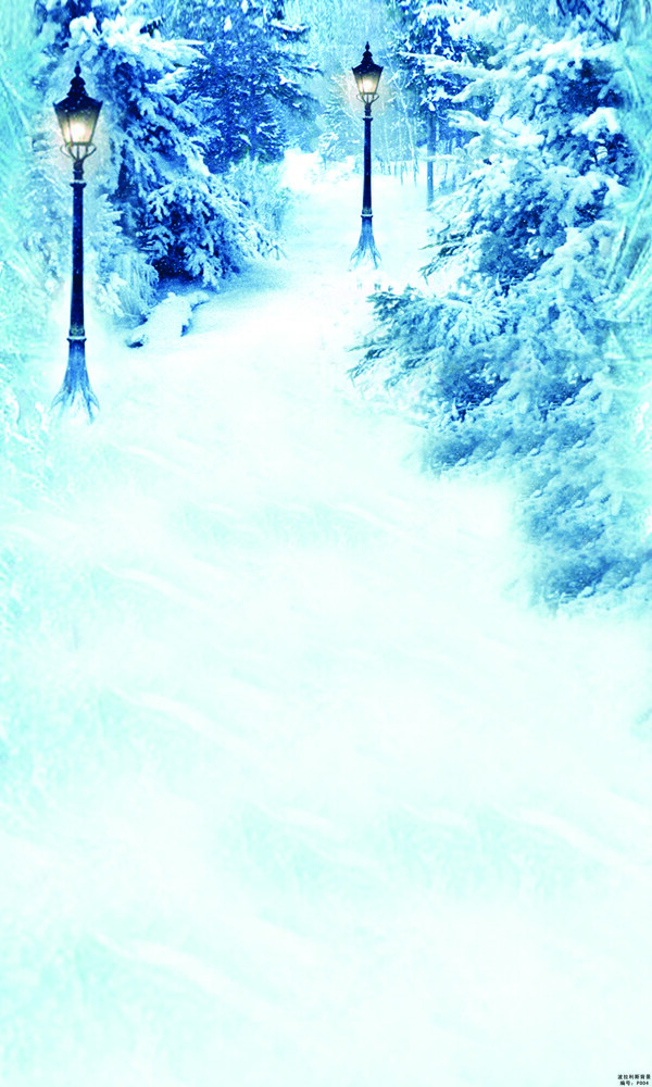 雪景高清背景圖