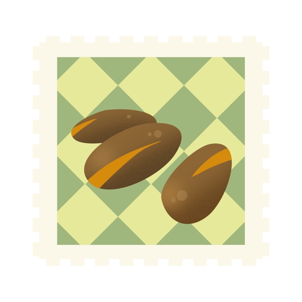 咖啡豆邮票