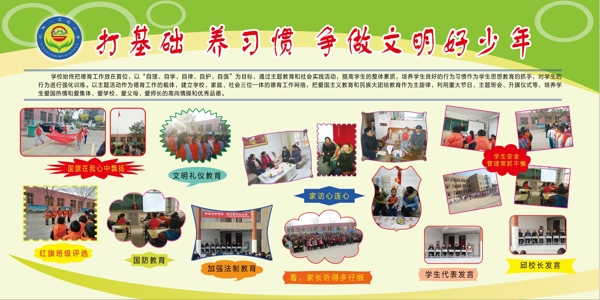 打基礎養(yǎng)習慣爭做文明好少年