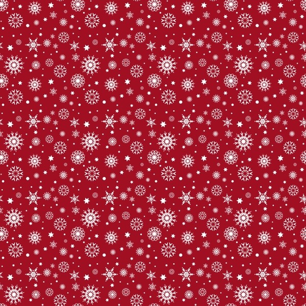 白色雪花在紅色的背景圖案