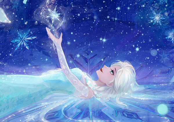 位圖插畫熱門動(dòng)畫冰雪奇緣人物插畫免費(fèi)素材
