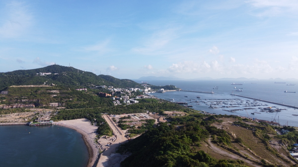 珠海桂山岛航拍海洋图片