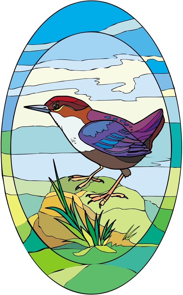 各種鳥類鳥動物矢量素材EPS格式0321