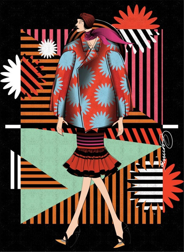 時(shí)尚女裝設(shè)計(jì)圖