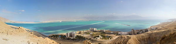 鸟瞰以色列城市景色