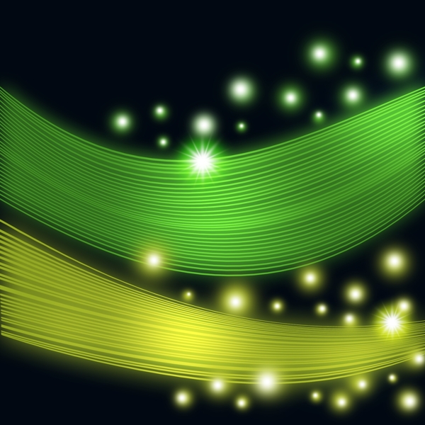 光感绿色淡绿色光线绿色荧光镜头光科技信息PNG免扣