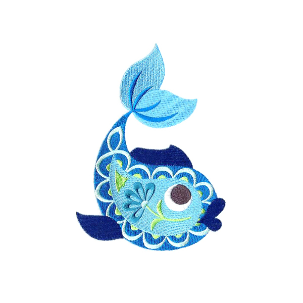 貼布卡通動(dòng)物海洋動(dòng)物魚孕婦裝免費(fèi)素材
