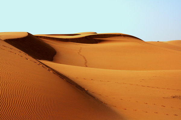 荒漠沙丘风景高清图片