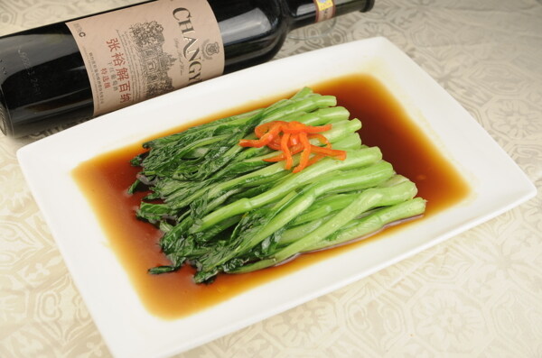 紅湯菜心圖片