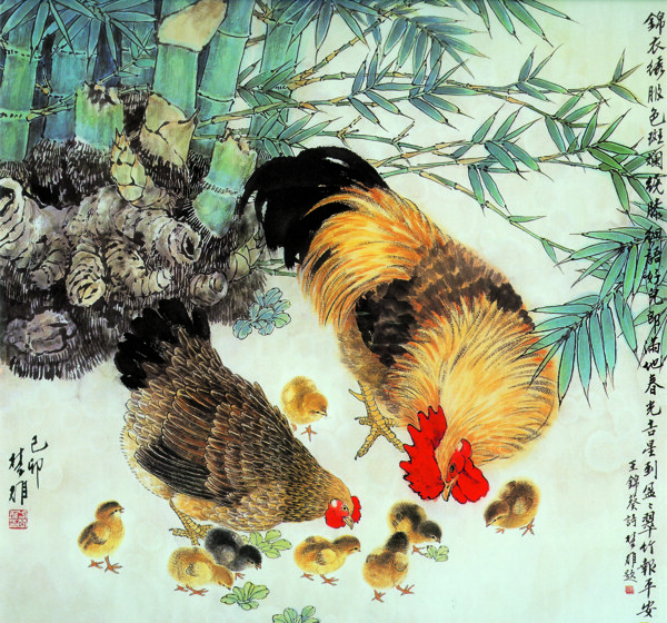 十二生肖之雞圖片