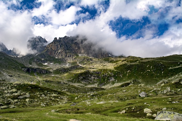 阿尔卑斯山自然风景图片素材壁纸