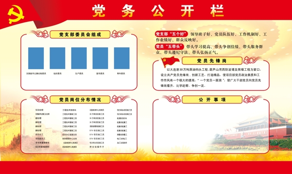 黨支部黨務(wù)公開欄