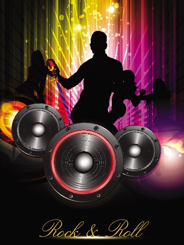 摘要音樂背景矢量discoteque夜間活動