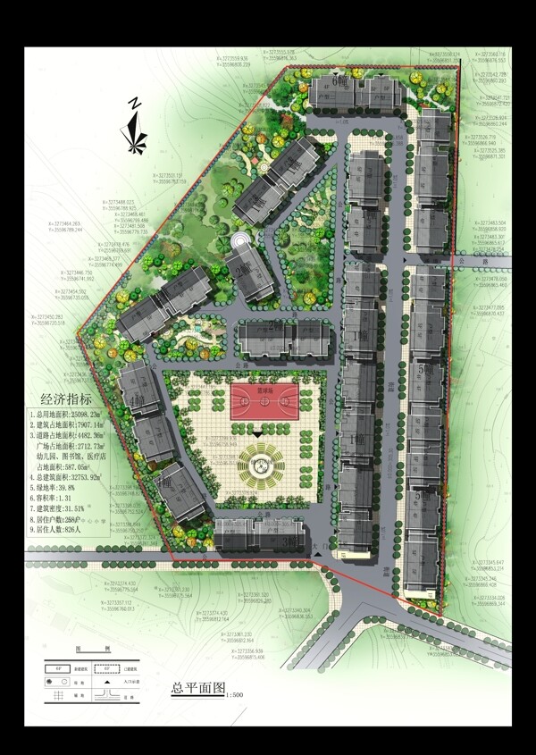 總平面圖