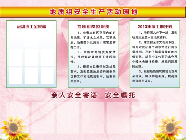 安全生產(chǎn)展板圖片