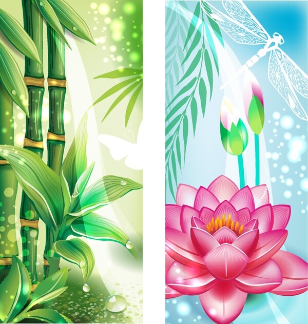 精美植物矢量素材下載
