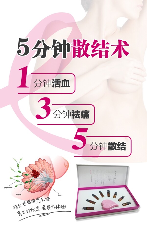 粉红丝带预防乳房疾病