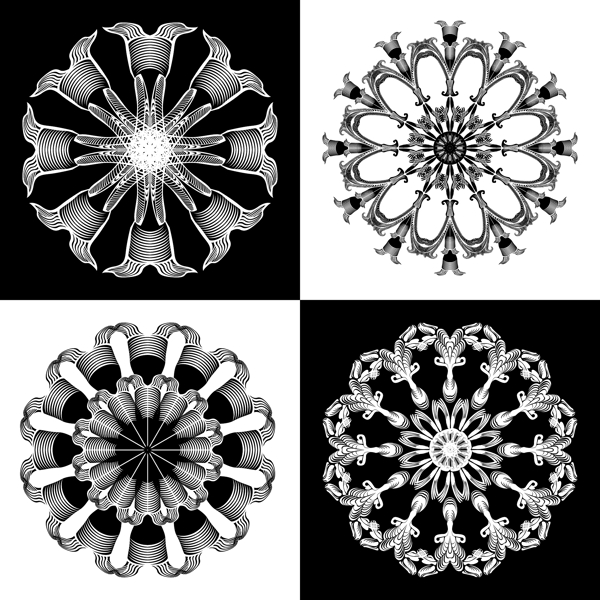歐美花紋2789矢量EPS
