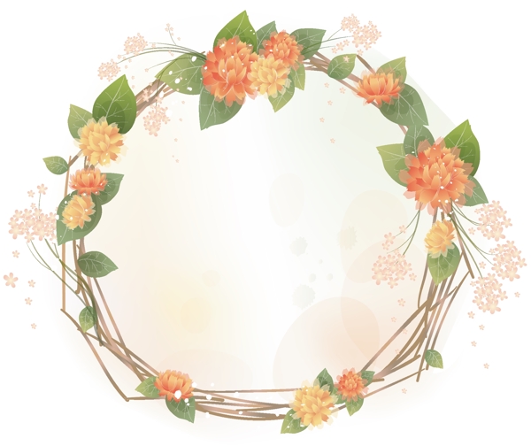精美花紋花邊邊框矢量素材矢量圖片HanMaker韓國設(shè)計(jì)素材庫